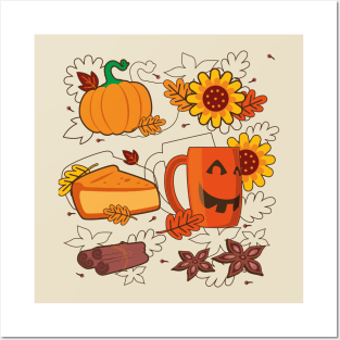 Pumpkin Season and Everything is Nice Posters and Art